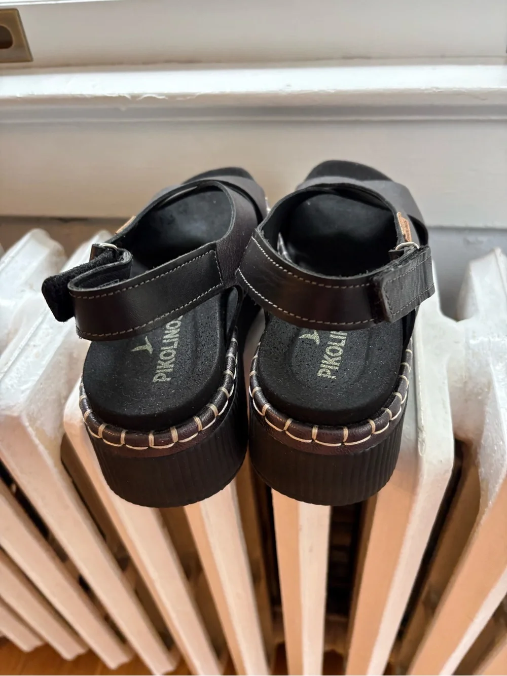 Pikolinos Cris Cross Wedge  Sandals Size 39